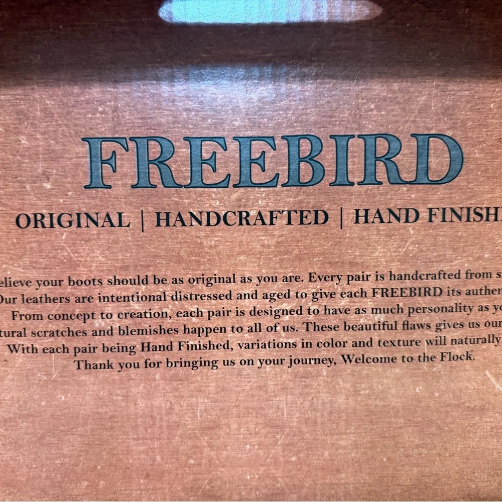 Freebird Chestnut Leather Ankle Boots - Picture 6 of 8